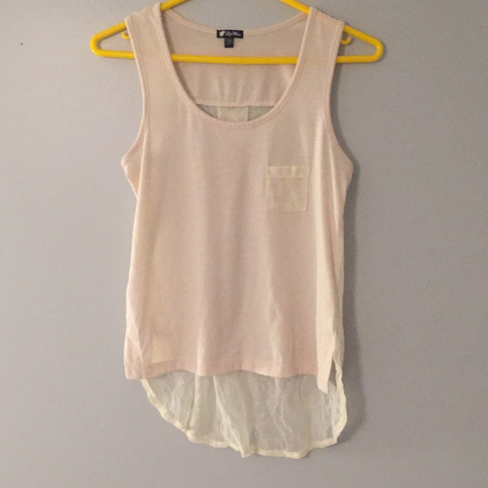 Cream colored tank top